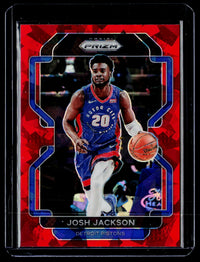 2021-22 Panini Prizm Basketball Josh Jackson #190 Detroit Pistons - front