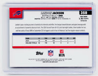 2025 Topps Chrome Football Landon Jackson RC Refractor #358 Buffalo Bills - back