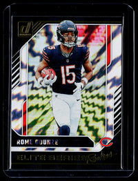 2024 Panini Donruss Elite Series Rookies Rome Odunze #7 Chicago Bears - front