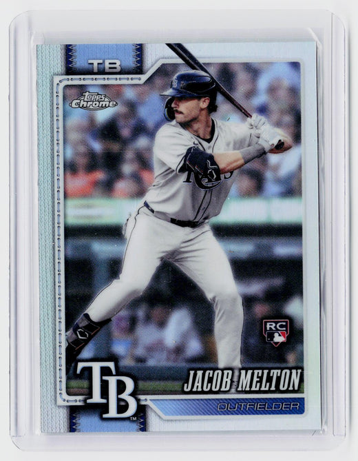 2026 Topps Chrome Refractor RC #245 Jacob Melton Tampa Bay Rays - front