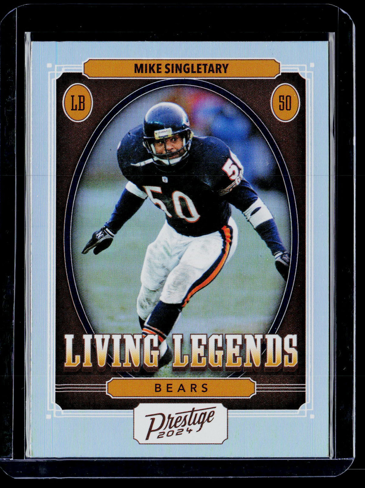 2024 Panini Prestige Living Legends Mike Singletary Chicago Bears LL-MSY - front