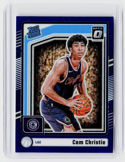 2024-25 Panini Donruss Optic Rated Rookie Cam Christie #284 Los Angeles Clippers - front