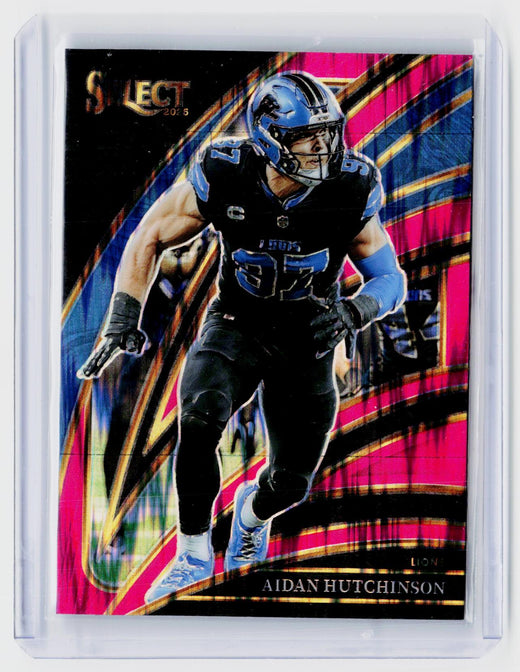 2025 Panini Select Football Aidan Hutchinson Club Level #271 Detroit Lions - front