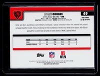 2025 Topps Chrome Rome Odunze #49 Chicago Bears - back