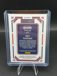 2024 Panini USA Baseball Stars & Stripes Collegiate National Team Materials PE Trey Yesavage USA-TY - back