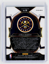 2022-23 Panini Select Basketball Concourse Jamal Murray #39 Denver Nuggets - back