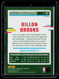 2023-24 Panini Donruss Optic Basketball Dillon Brooks #82 - back
