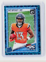 2025 Panini Donruss Optic Pat Bryant Rated Rookie Blue Hyper #215 - front