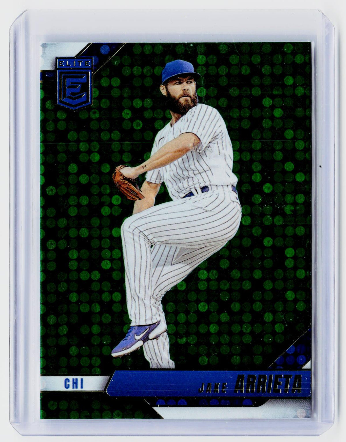 2026 Panini Donruss Elite Baseball Jake Arrieta Green #73 Chicago Cubs - front