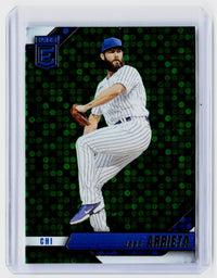 2026 Panini Donruss Elite Baseball Jake Arrieta Green #73 Chicago Cubs - front