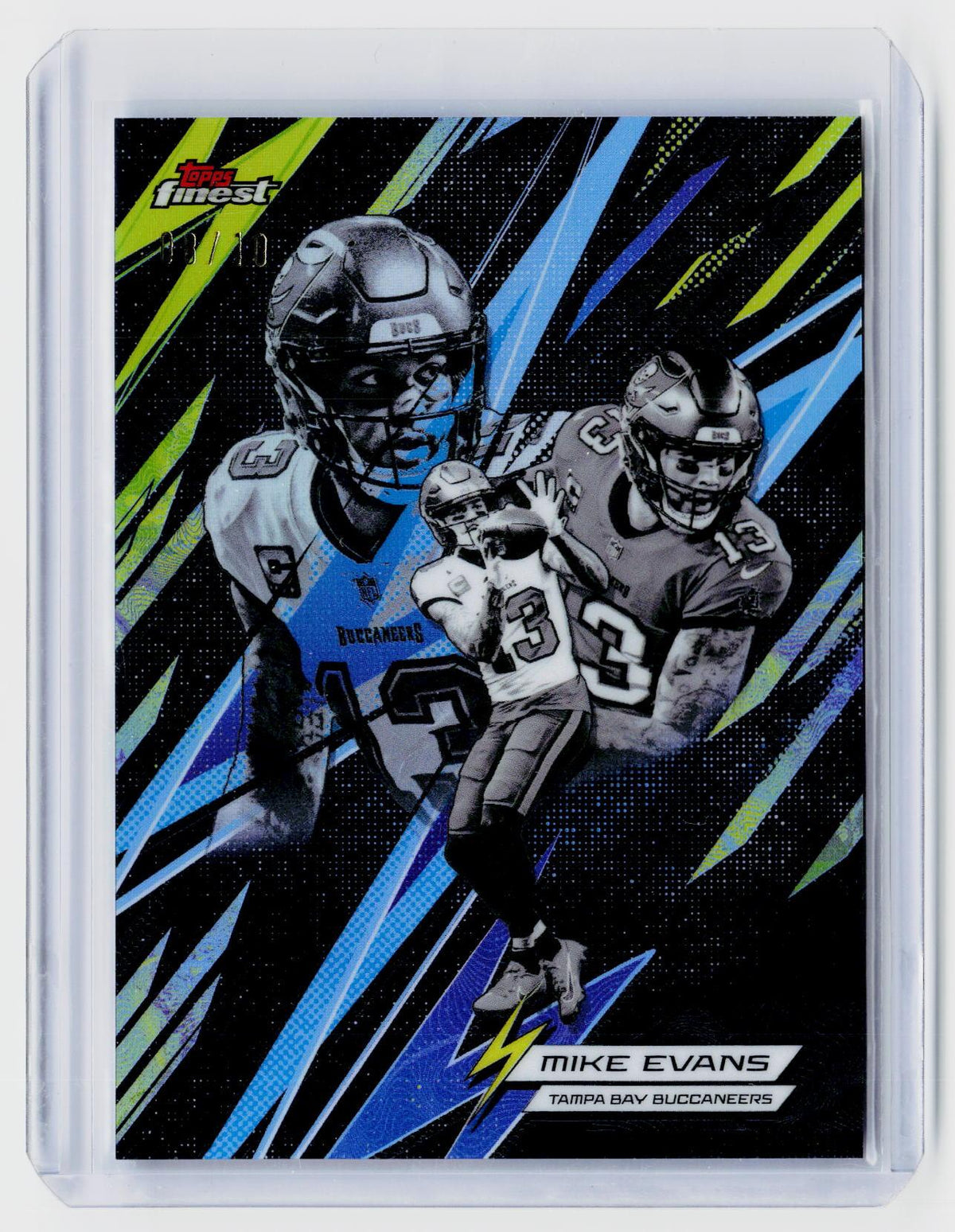 2025 Topps Finest Football Power Kings PK-5 Mike Evans Tampa Bay Buccaneers - front