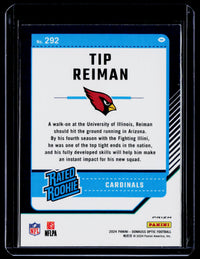 2024 Panini Donruss Optic Rated Rookie Tip Reiman #292 Cardinals - back