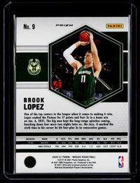 2020-21 Panini Mosaic Basketball Brook Lopez Genesis Mosaic #9 - back