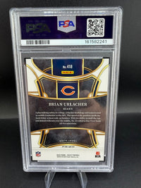 2023 Panini Select Football Brian Urlacher #418 Green Prizm Suite Level PSA MINT 9 - back