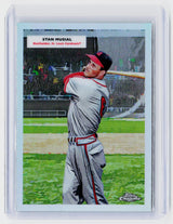 2025 Topps Chrome 1955 Topps Dual Heroes Stan Musial / Albert Pujols #55DH-6 - front