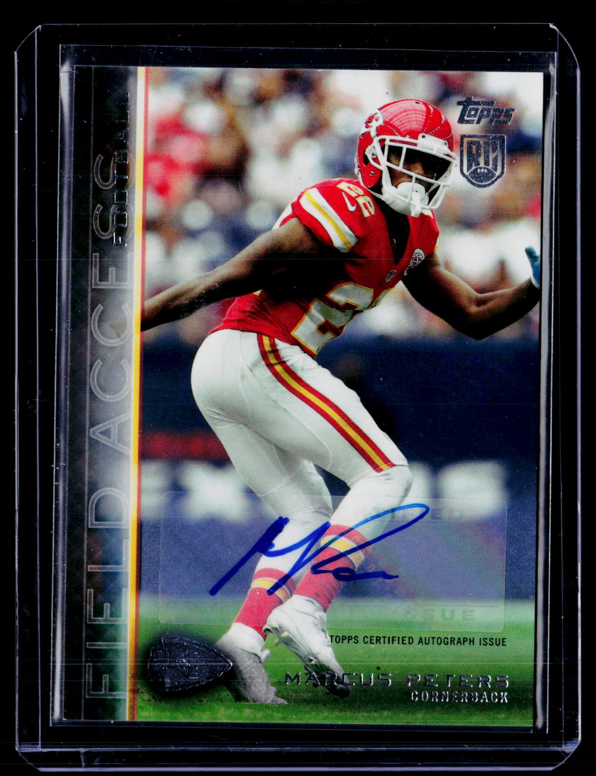 2015 Topps Field Access Marcus Peters Rookie Autograph #35 - front