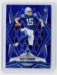 2025 Panini Phoenix Football Riley Leonard Blue Rookie Card #170 /199 - front