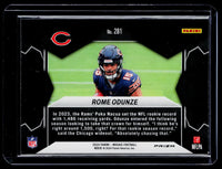 2024 Panini Mosaic Football NFL Debut Rome Odunze Blue Mosaic Rookie #281 - back