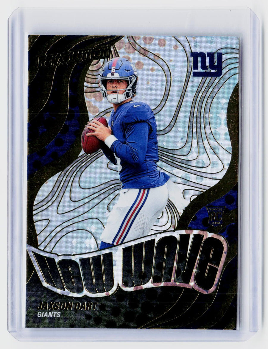 2025 Panini Revolution Football Rookie Revolution Jaxson Dart #1 New York Giants RC - front