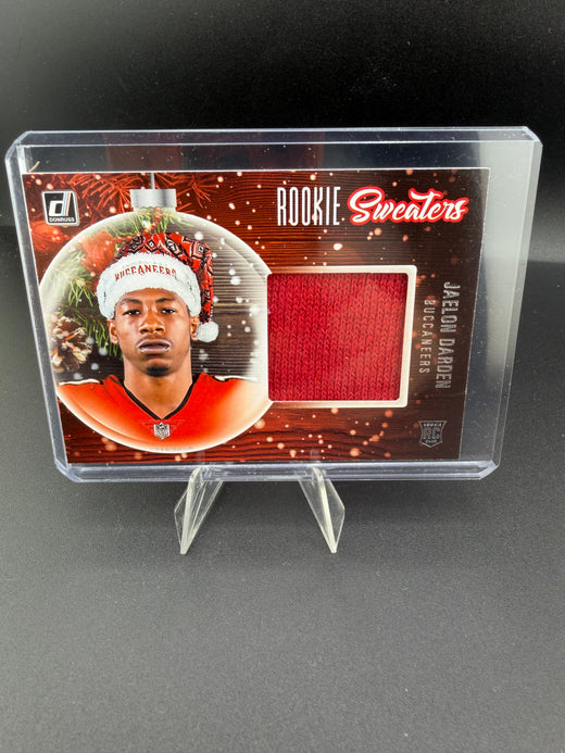 2021 Panini Donruss Rookie Sweaters Jaelon Darden #RS-JDA Tampa Bay Buccaneers - front