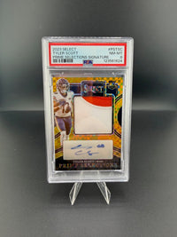 2023 Panini Select Prime Selections Signature Tyler Scott #PS-TSC PSA 8 /10 Bears - front