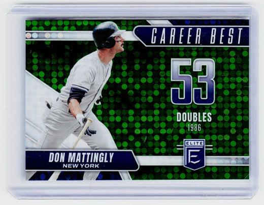 2026 Panini Donruss Elite Baseball Career Best Don Mattingly #7 - front