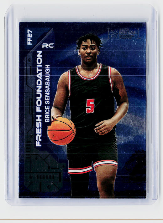 2023 Upper Deck Skybox Metal Universe Champions Fresh Foundation Brice Sensabaugh RC - front
