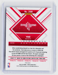 2024-25 Panini Hoops Yao Ming Tribute Winter Houston Rockets #298 - back