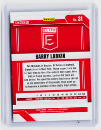 2026 Panini Donruss Elite Baseball Barry Larkin #31 Cincinnati Reds - back
