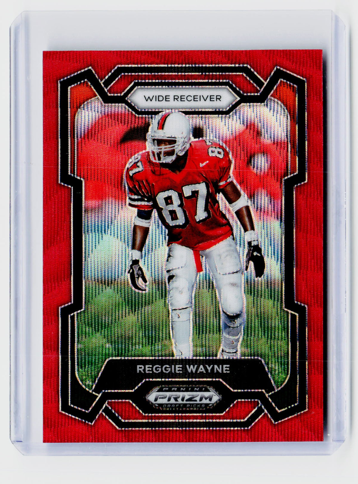 2024 Panini Prizm Draft Picks Reggie Wayne #55 Miami Hurricanes - front