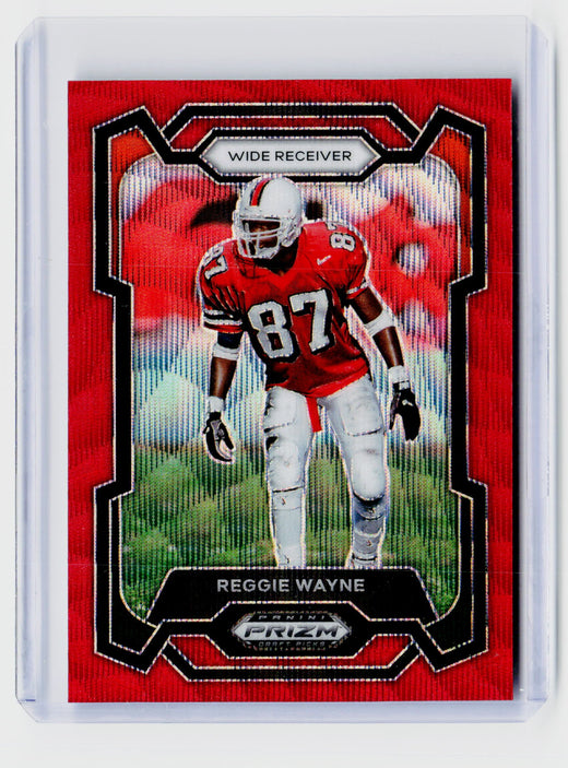 2024 Panini Prizm Draft Picks Reggie Wayne #55 Miami Hurricanes - front