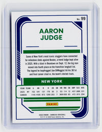 2026 Panini Donruss Baseball Aaron Judge New York Yankees #99 - back