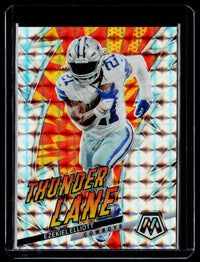 2023 Panini Mosaic Football Thunder Lane Ezekiel Elliott TL-EZE Mosaic - front