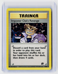 2000 Pokémon Team Rocket Imposter Oak's Revenge 76/82 Trainer Card - front