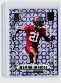 2025 Panini Donruss Elite Football Benjamin Morrison RC #167 Lavender Pyramids /649 - front