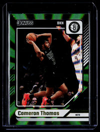 2024-25 Panini Donruss Cameron Thomas #187 Brooklyn Nets - front