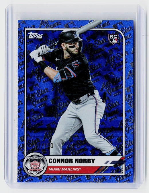 2025 Topps Connor Norby RC Miami Marlins All-Star Game Foil #49 - front