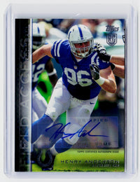 2015 Topps Field Access Rookie Autographs Henry Anderson #42 - front