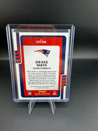 2025 Panini Donruss Football Threads Drake Maye Rookie Memorabilia DTH-DME - back