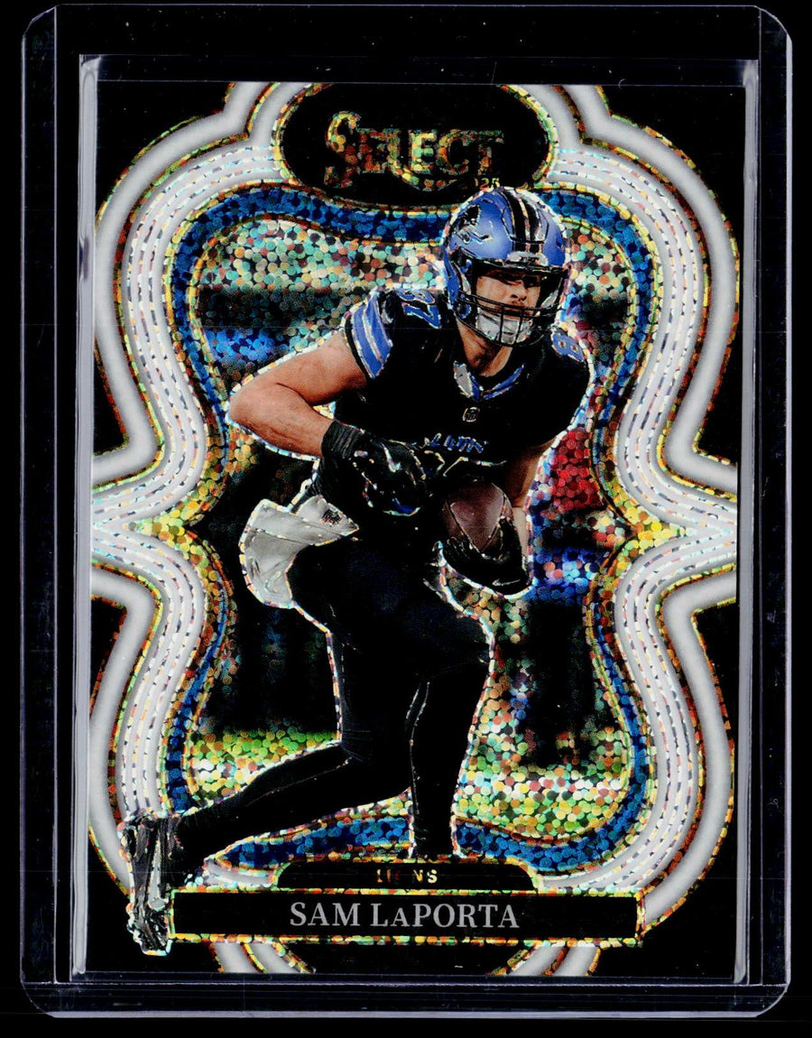 2025 Panini Select Football Sam LaPorta Suite Level #371 Detroit Lions - front