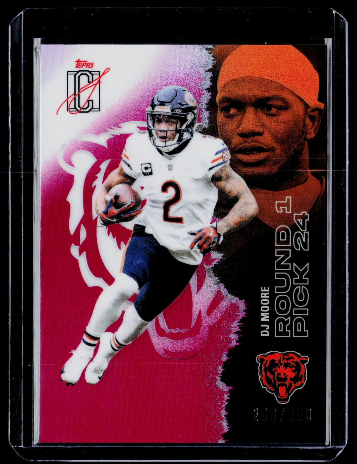 2025 Topps Signature Class Rookie DJ Moore /250 - front