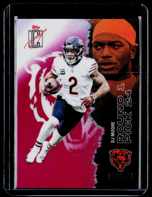 2025 Topps Signature Class Rookie DJ Moore /250 - front