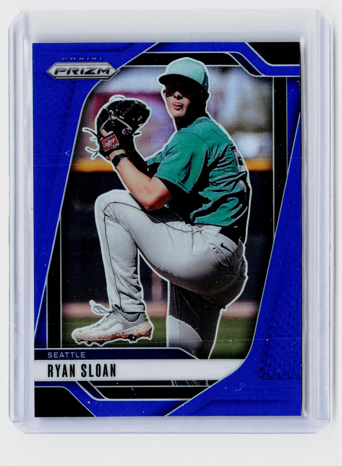 2025 Panini Prizm Baseball Ryan Sloan #58 Blue Prizm /199 - front