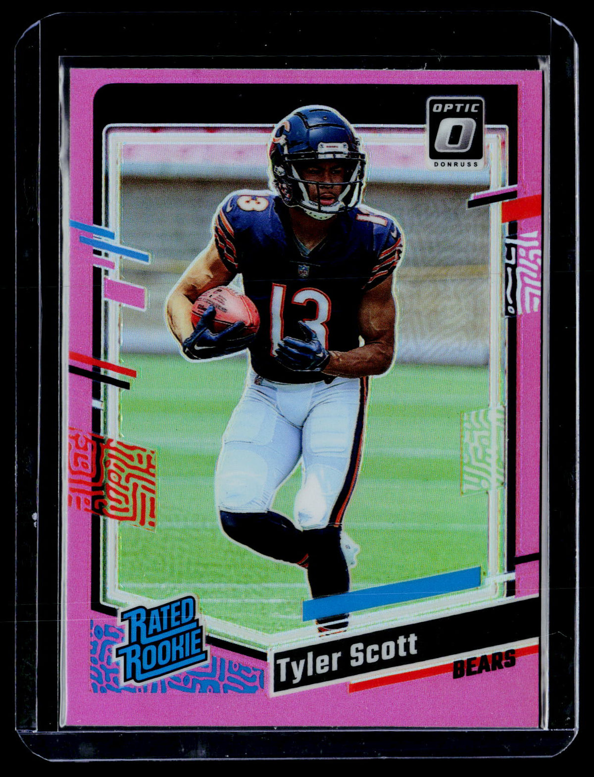 2023 Panini Donruss Optic Rated Rookie Tyler Scott #218 Chicago Bears - front