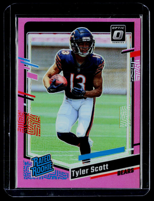 2023 Panini Donruss Optic Rated Rookie Tyler Scott #218 Chicago Bears - front