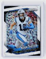 2025 Panini Prizm Football Adam Thielen Disco Prizm #189 Carolina Panthers - front
