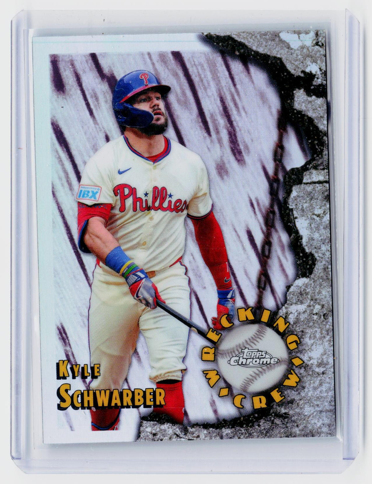 2026 Topps Chrome Welcome to the Club WC-3 Kyle Schwarber Philadelphia Phillies - front