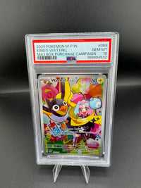 2025 Pokémon M-P Iono's Wattrel 059/M-P MA3 Promo PSA 10 - front