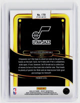 2024-25 Panini Select Basketball Kyle Filipowski Premier Level Prizm Rookie Card #170 - back