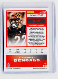 2025 Panini Score Football Showcase Blue Geno Stone #148 /250 - back